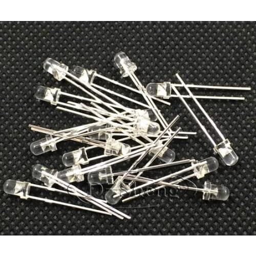 3mm Round Green 100pcs Light-emitting diode Super Bright Light Bulb Led Lamp wholesale for Green