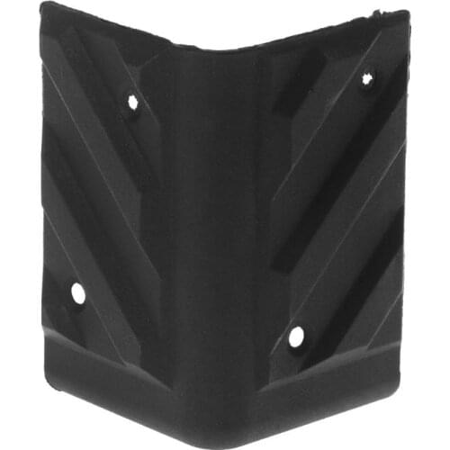 4PCS Speaker Corners Plastic Right Angle Rounded Protector Guitar Amplifier Stage Cabinets Accessories Replacement Black