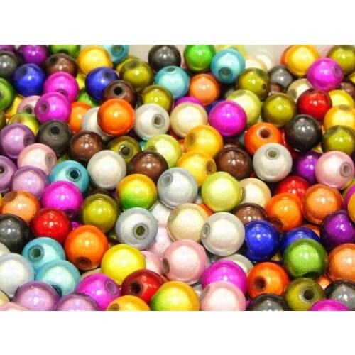 50 Mixed Color 3D Illusion Miracle beads 10mm Spacer