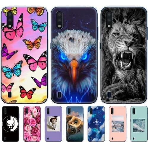 For Samsung M01 Case 5.7" Soft Silicon Tpu Cover For Samsung Galaxy M01 M 01 SM-M015FZBDSER m015 Phone Back cover Shell Bumper