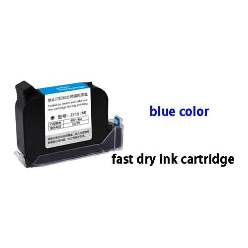 Black Green Blue Red Yellow White Ink Cartridge For Handheld Inkjet Printer