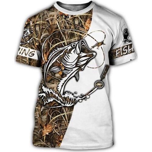 Beautiful Fishing Tattoo 3D All Over Print men t shirt Harajuku Fashion Short sleeve shirt summer streetwear Unisex tshirt DY113