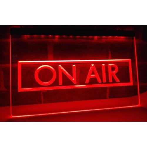 LB480- On Air Recording Studio NEW NR LED Neon Light Sign home decor crafts