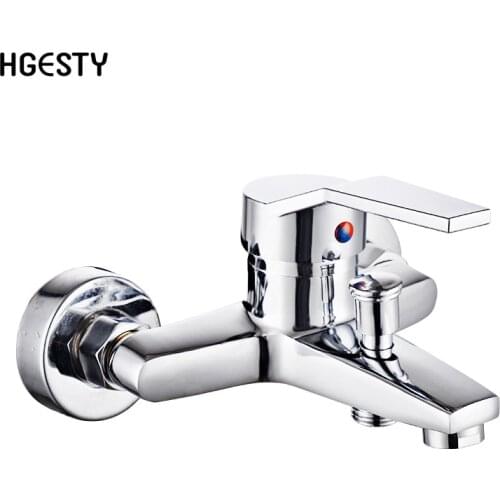 Wall Mounted Triple Bathtub Faucet Valve Bathroom Shower Faucets Bath Shower Mixers Hot And Cold Water Mixing Valve Nozzle Tap
