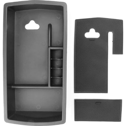 Center Console Organizer Tray Armrest Storage Box For Peugeot 3008 3008GT 5008 2017 2018 U2JA