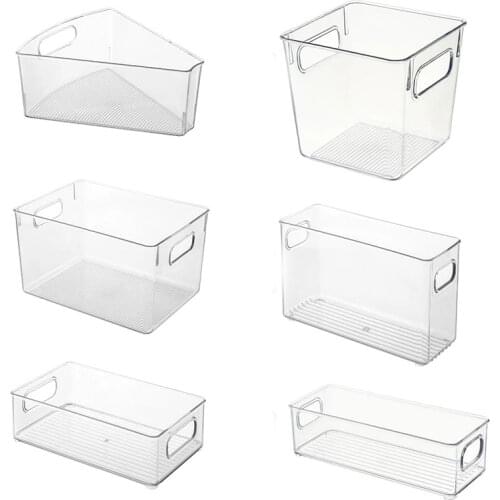 Refrigerator Organizer Bins Refrigerator Drawer Organizer Transparent Fridge Storage Bin Clear Plastic Pantry Food Storage Rack
