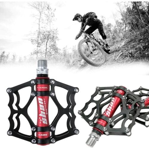 MTB Mountain Bike BMX Pedals Aluminum Alloy CNC Footrest Big Flat Ultralight Pedals Professional Competition Bicycle Accessories