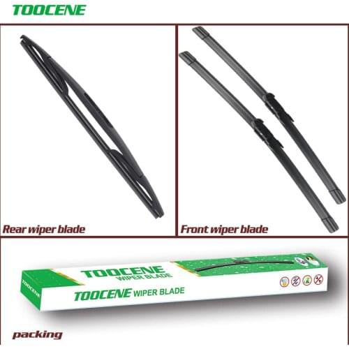 Front and Rear Wiper Blades for Lincoln MKT 2010-2015 Auto Windscreen Winshield wiper car Accessories 24+22+12