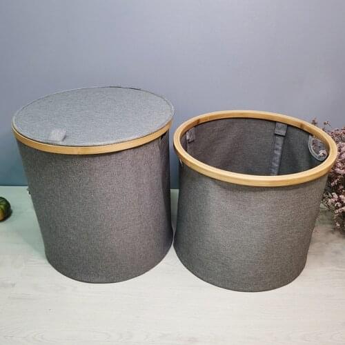 Folding Laundry Baskets Home Organizer Collapsible Dirty Clothes Storage Basket Waterproof Large Laundry Hamper Bag Container