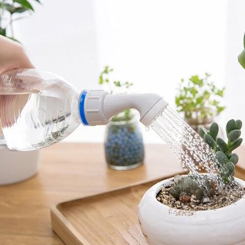 2 In 1 Gardening Sprinkler Watering Can Nozzle For Bottle Plastic Sprinkler Irrigation Shower Head Indoor Waterers Garden Tool