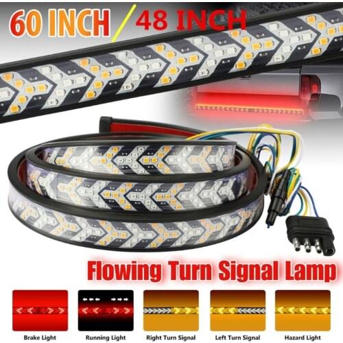 48" 432-LED Truck Tailgate Led Strip Light Bar With Reverse Brake Turn Signal Brake Tail Reverse Light Bar Truck Tailgate Strip
