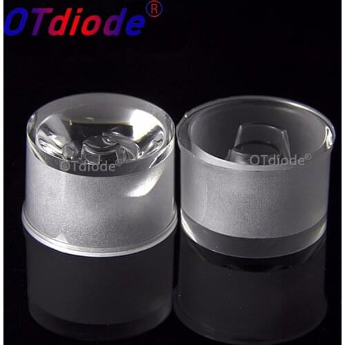 50pcs/lot Waterproof LED Lenses 15 30 45 60 90 120 Degree, 20mm Optical PMMA LED Collimator Lens For Wall Washer Lamp