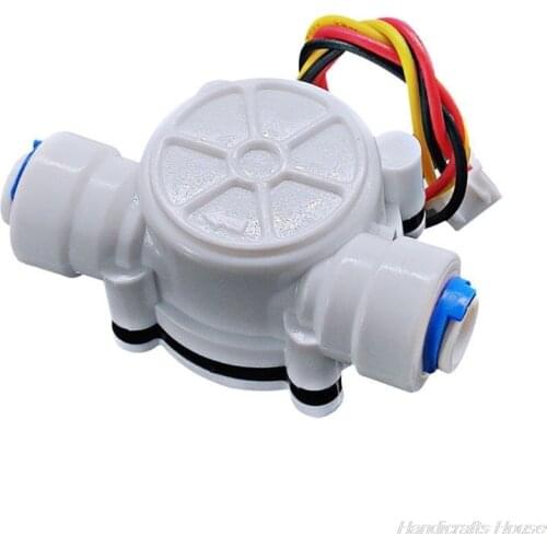DN6 G 1/4" PE Water Meter Flow Sensor Counter 0.3-10L/min High Precision Indicator Dispenser Flowmeter J25 21 Dropshipping