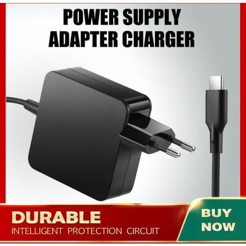 65W USB Type-C Charger for HP Pavilion X2 12-b000 12-b100 Spectre 13-v000 13-v100 13t-v000 2in 1 Laptop Type-C Charger