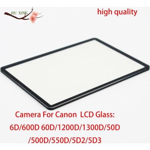 1PCS New LCD Screen Display Top Small Outer Glass Protector Window For Canon 5D2 5D3 6D 7D 60D 70D 6D2 7D2 5DS 5D4