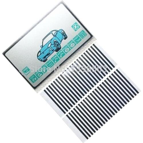 10PCS/lot A9 Lcd Display Flexible Cable for 2-way Car Alarm Starline A9 KGB FX-5 FX5 FX 5 Remote Control Keychain Zebra Stripe