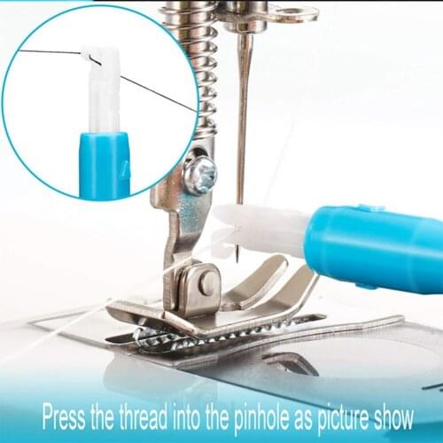 2Pcs Hot Selling Needle Threader Stitch Insertion Tool for Sewing Machine Needle Inserter Manual Needle Threader DIY Sewing Tool