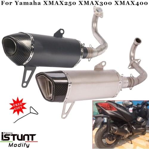 2017 2018 2019 Xmax 250 Xmax 300 exhaust motorcycle Modified Exhaust Muffler Slip On For YAMAHA Xmax 250/300 Scooters