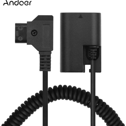 Andoer D-Tap to LP-E6 DC Coupler Adapter Fully Decoded Dummy Battery Accessory for Canon 5D2 5D3 5D4 6D 6D2 60D 7D 7D2 Cameras