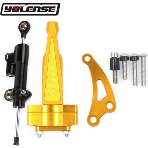 Motorcycle Accessories CNC Aluminum Alloy Adjustable Steering Damper Stabilizer Mounting For HONDA CB650F CB 650F 2017 2018