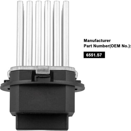 Car Heater Blower Motor Resistor 351320011 V22790001 6441S7 6441.S7 Blower Motors for Citroen C3 C4 C5 C6 Ds3