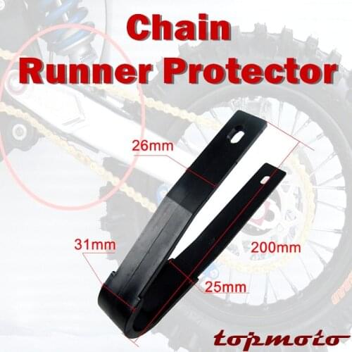 Motorcycle Chain Slider Guard Rear Swingarm Cover Guide Fit For 110 125 140 150 160 cc Chinese XR50 CRF50 Pit Dirt Bike