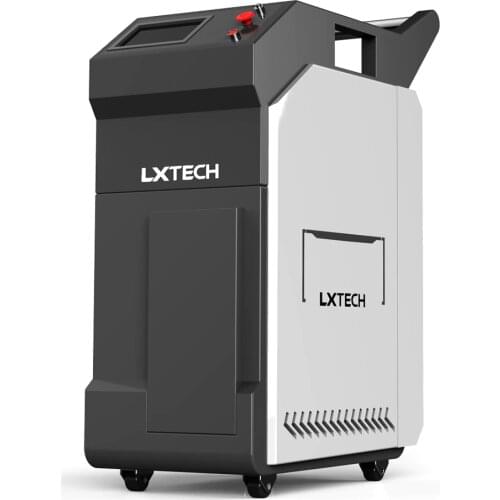 Black and white fiber laser cleaner 50W 100W 200W machine for metal rust paint