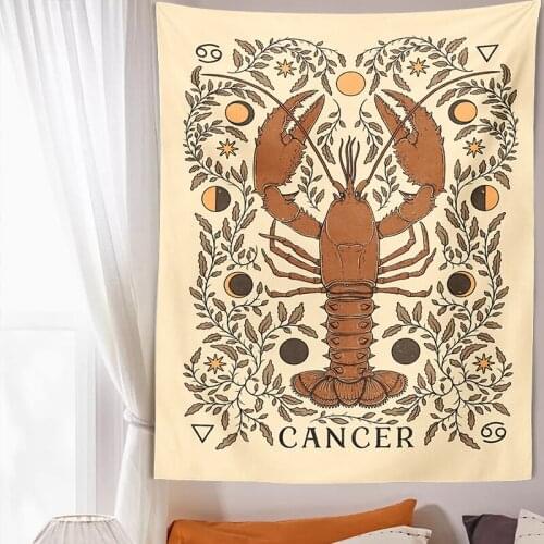 Constellation Tarot Tapestry Boho Tapestry Tarot Card Tapestry Wall Hanging Trippy Divination Beach Mat Sun Moon Wall Decor