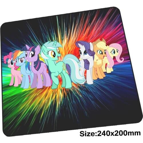 My little pony mouse pad gamer 240x200mm notbook mouse mat HD print gaming mousepad High quality pad mouse PC desk padmouse