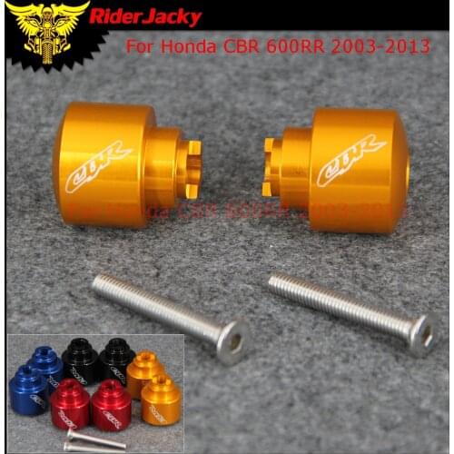 Logo"CBR" Motorcycle Handlebars Grips Ends Bar Ends Caps Handlebars For Honda CBR 600RR CBR600RR 2003-2013 2009 2010 2011 2012