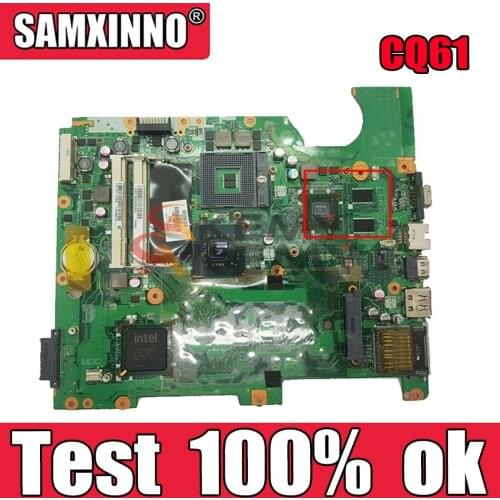 AKemy Laptop motherboard For HP CQ61 Mainboard PM45 DA00P6MB6D0 517837-001 517837-601 graphics card