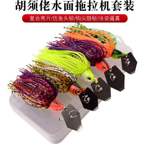 2021 New Arrival Bass Lure Combo Set 15G 5pcs Each Box 5 Different Color Metal Jig Lure Bait Spinner Lure