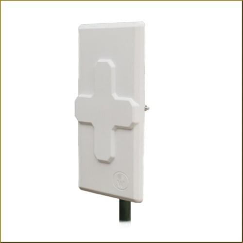 24dBi outdoor 4G LTE MIMO antennaLTE dual polarization panel antenna double SMA male connector 5M cable for huawei 4G router