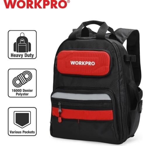 WORKPRO 2020 New Tool Bag Tools Storage Bags Waterproof Backpack with Handbag Multifunction Bags