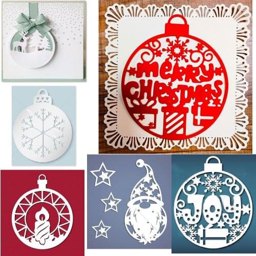 Christmas Bell Decor Metal Cutting Dies Santa Claus Mould Scrapbook Dies for Stamp&Greet Card Making Cut Paper Craft 2020 New