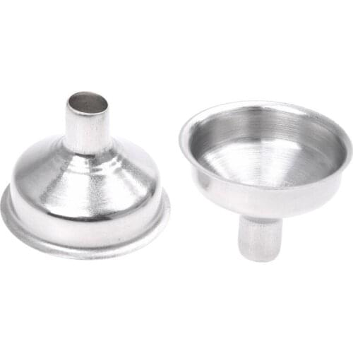 Useful Sturdy Funnel Eco Friendly Stainless Steel Mini Hopper Wear Resistant For Hip Flasks Dedicated Funnels LX5135