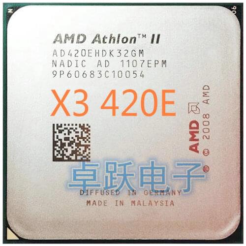 AMD Athlon II X3 420E 420 E 2.6 GHz Three-Core CPU Processor Socket AM3 free shipping