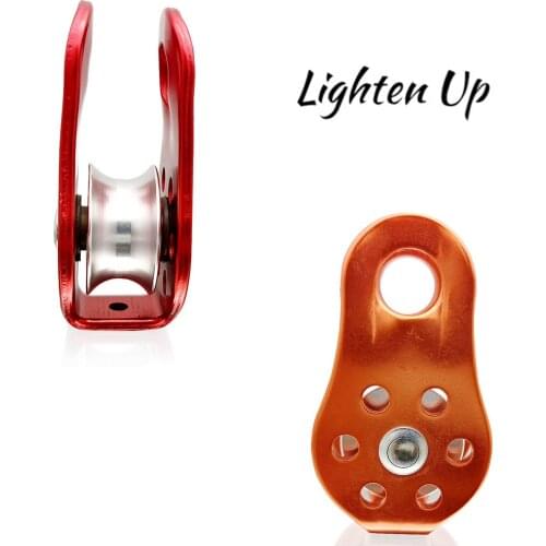 Ultra-light Single-Wheel High-Strength Rock Climbing Outdoor Aviation Aluminum Alloy Pulley