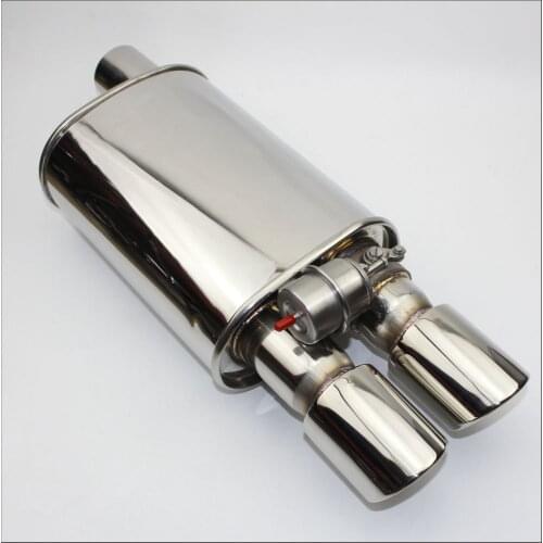 2.5" Exhaust System Stainless Steel Electric Exhaust CutOut Valve With Electronic Remote Control Switch Muffler exhaust pipe