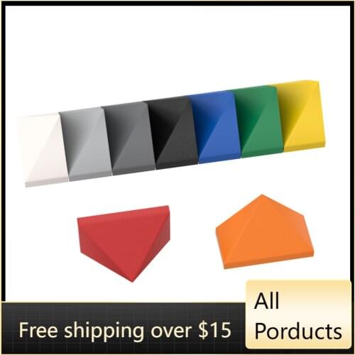 10PCS High-Tech Assemble Particle 15571 1x245 Degree Three Side Building Blocks Kit Replaceable Part Toys For Children Gifts