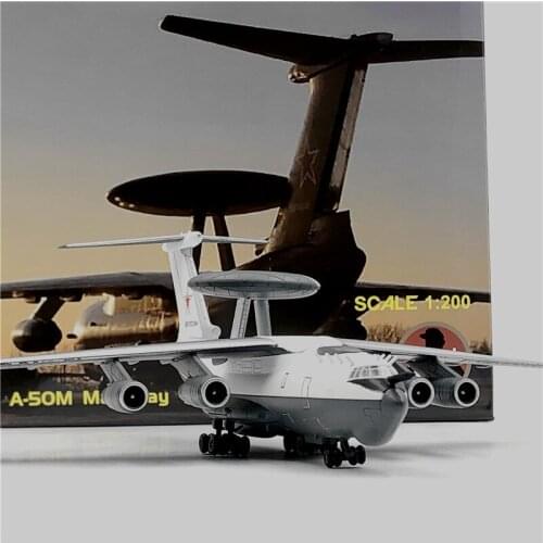 1/200 Former Soviet Union early warning aircraft A-50 simulation alloy fighter aircraft model, finished decoration