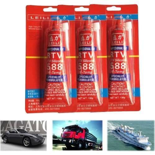 100g High Temperature Silicone Rubber Sealant Automotive Non-adhesive RTV For Car Motor Gap Seal Repair Tools