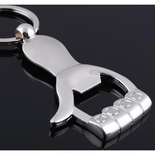 100pcsMetal Keychain Palm Opener Keychain Wedding, Party Customized Logo Gifts