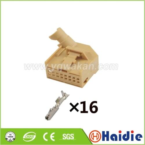 2set 16pin Auto electric plug 8E0 972 416 wiring harness cable connector 8E0972416