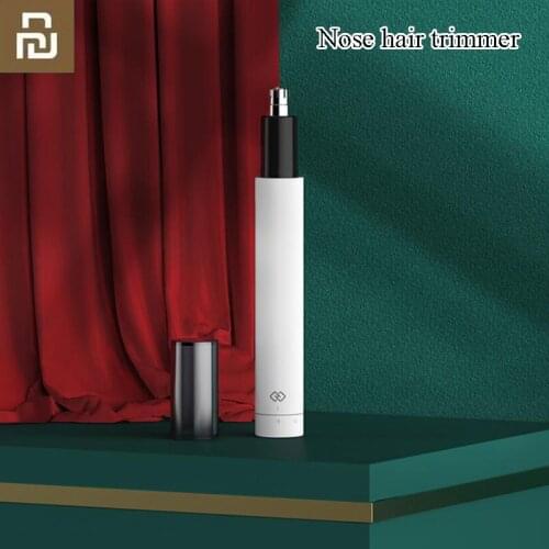 2021 Youpin Mini Electric Nose Hair Trimmer Ear Hair Shaver Clipper HN3 Sharp Blade Body Wash Portable Minimalist Waterproof
