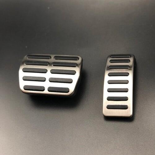 3Pcs/Set Universal Stainless Steel Pedal Pads For Volkswagen Polo For Jetta MK4 For Bora Golf MK4 High Quality Car Pad