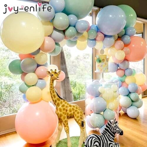 30pcs Macarons Latex Ballon Balony Birthday Party Candy Balloons Birthday Party Decorations Girl Boy Baby Shower Wedding Golobos