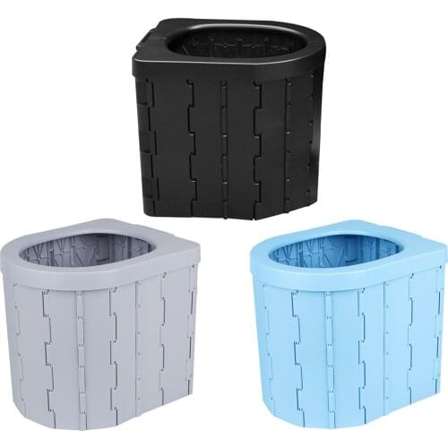 Emergency Mobile Toilets Folding Travel Potty Commode Toilet Seat Outdoor Camping Commode Car Potty