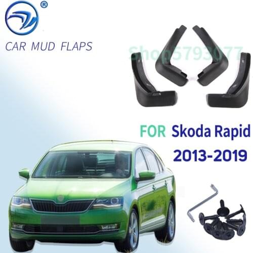 Car Mud Flap Flaps For Skoda Rapid Spaceback Hatchback 2013 - 2018 Mudflaps Splash Guard Mudguards Accessories 2015 2016 2017