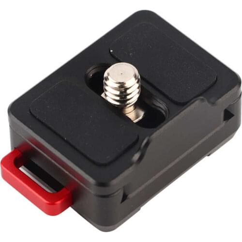 Quick Release Clamp Plate V Mount 1/4" Screw Monitor Fixed Bracket for Camera Tripod Ball Head Field Monitor LED Video Light